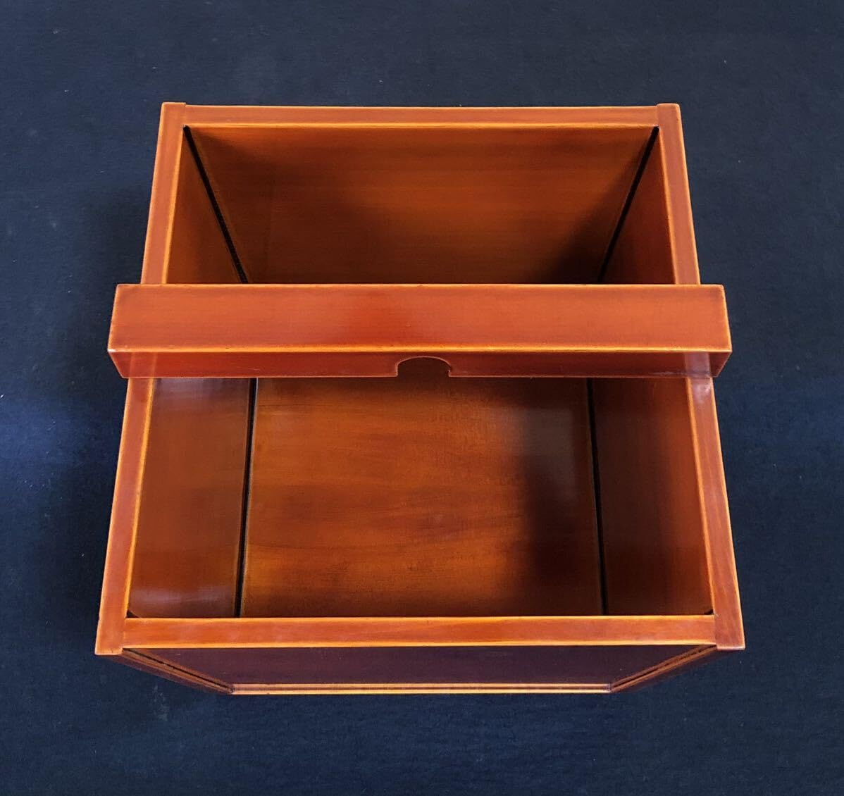 美品 茶道具 飛騨春慶塗 釣瓶水指 紙箱 茶道具 水指（水差・みずさし） 釣瓶水指 飛騨春慶塗 春次